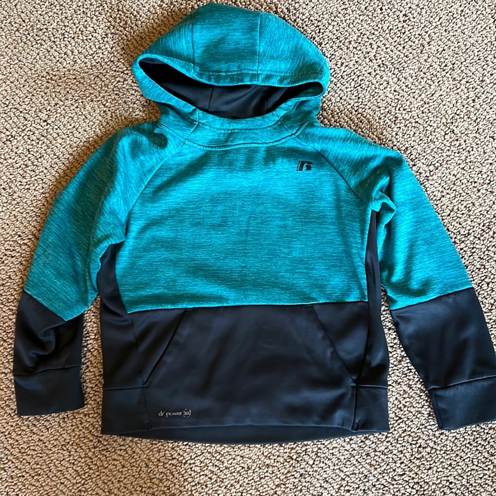 Russell Dri Power 360 pullover Sweatshirt Size 8 Boys